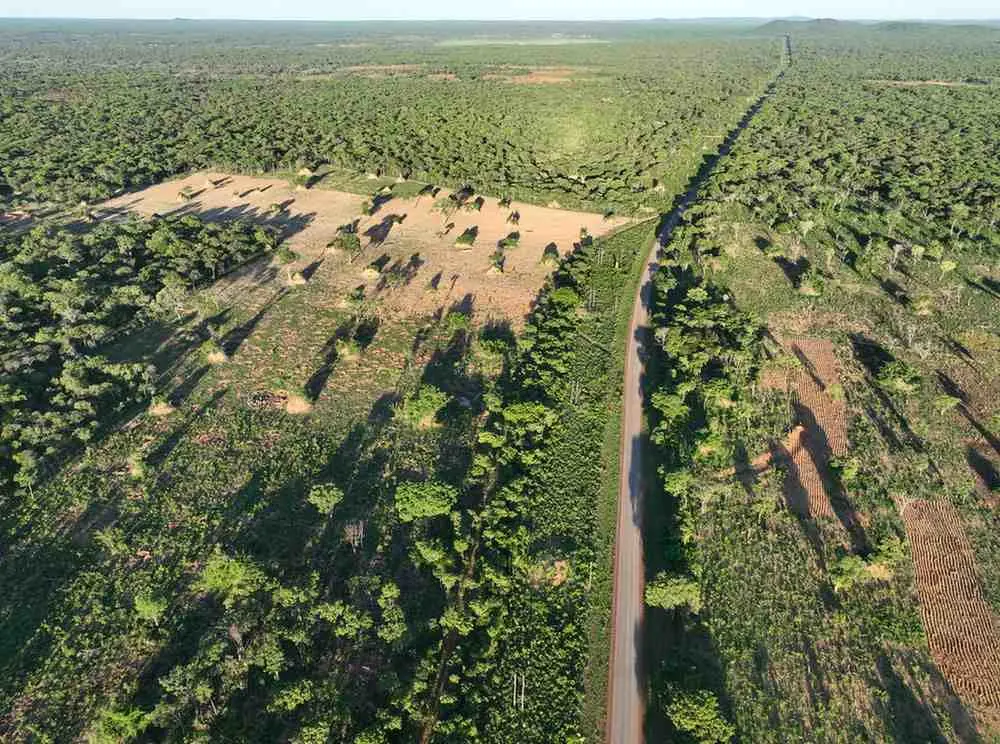 Kasempa Toll area aerial view